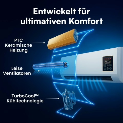 EpiCooler Technologie für Raumklima mit Kühlung und Heizung